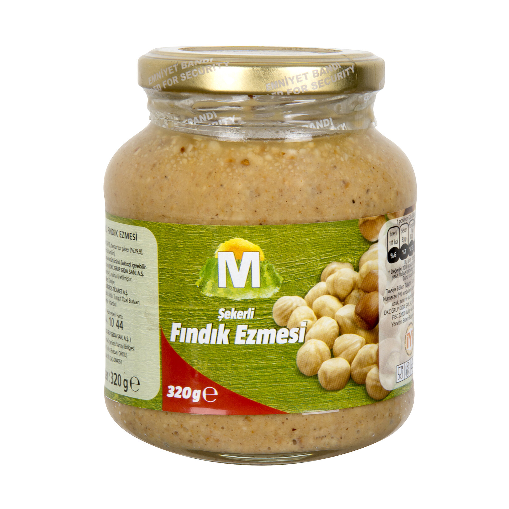 ÇOTANAK Şekerli fındık ezmesi